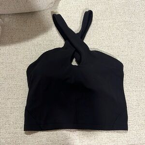 Lululemon Cross over Neck tank top black